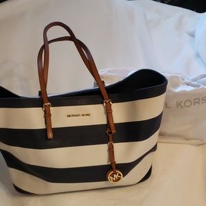 Michael Kors Nautical Stripped Large Tote